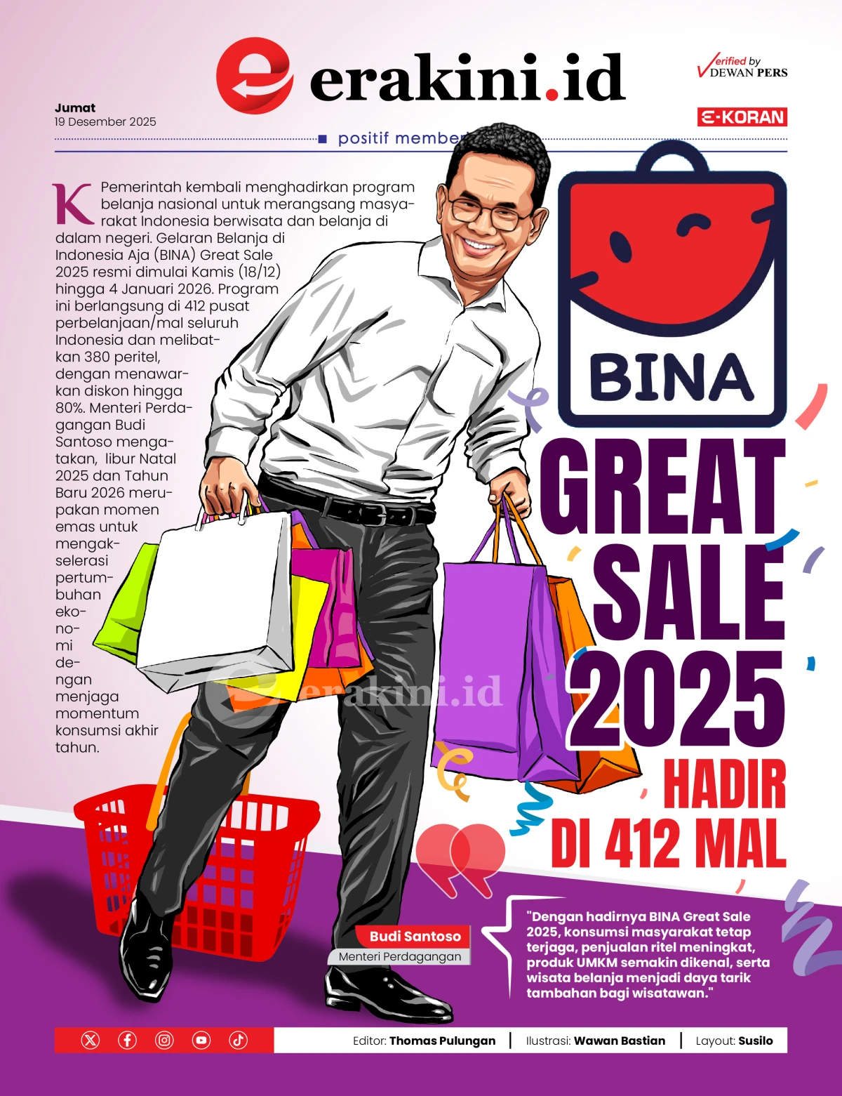 BINA Great Sale 2025 Hadir di 412 Mal