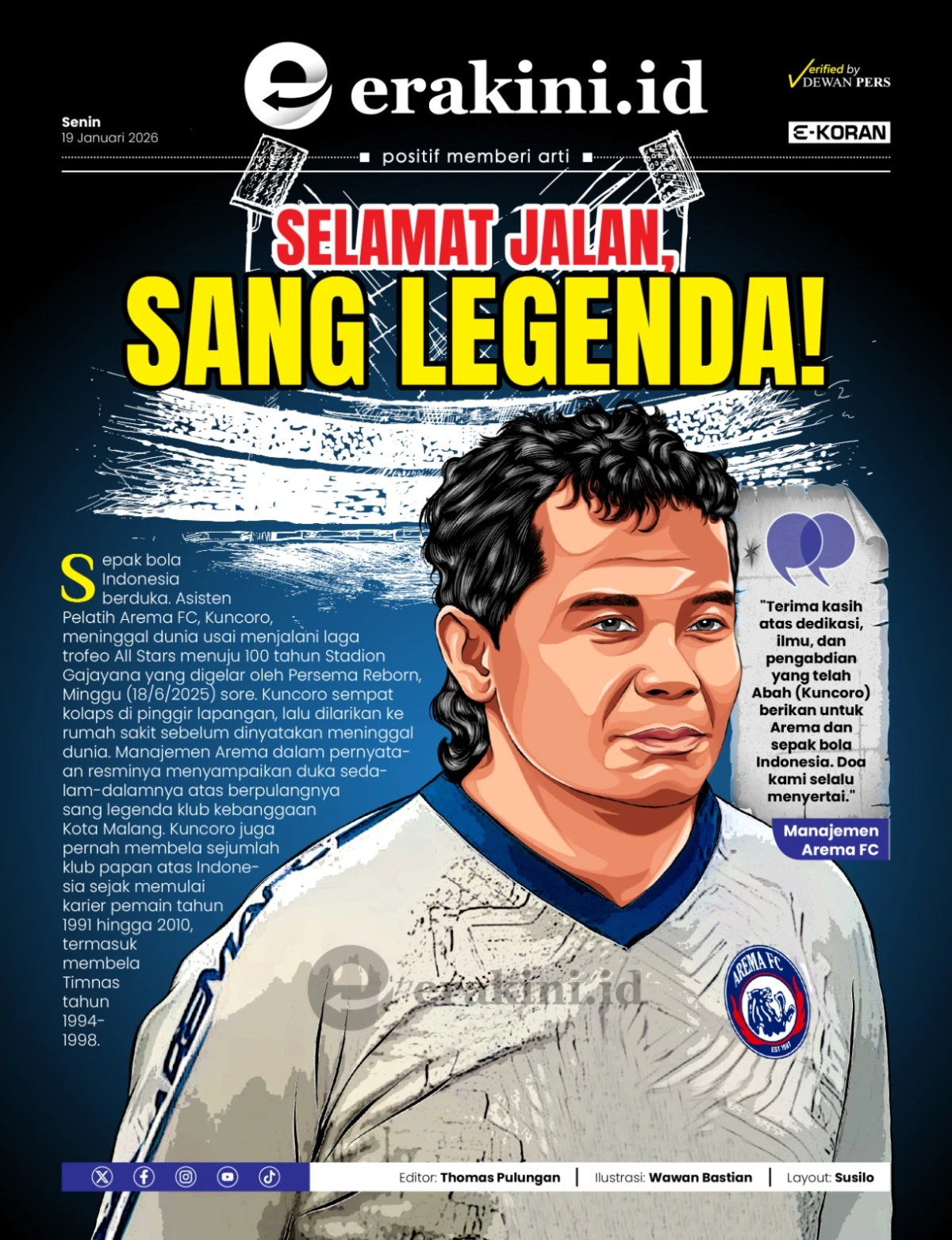 Selamat Jalan, Sang Legenda!