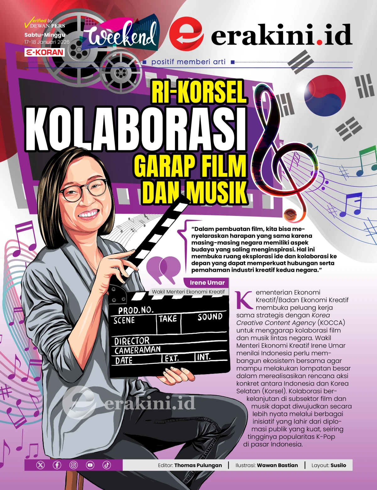 RI–Korsel Kolaborasi Garap Film dan Musik