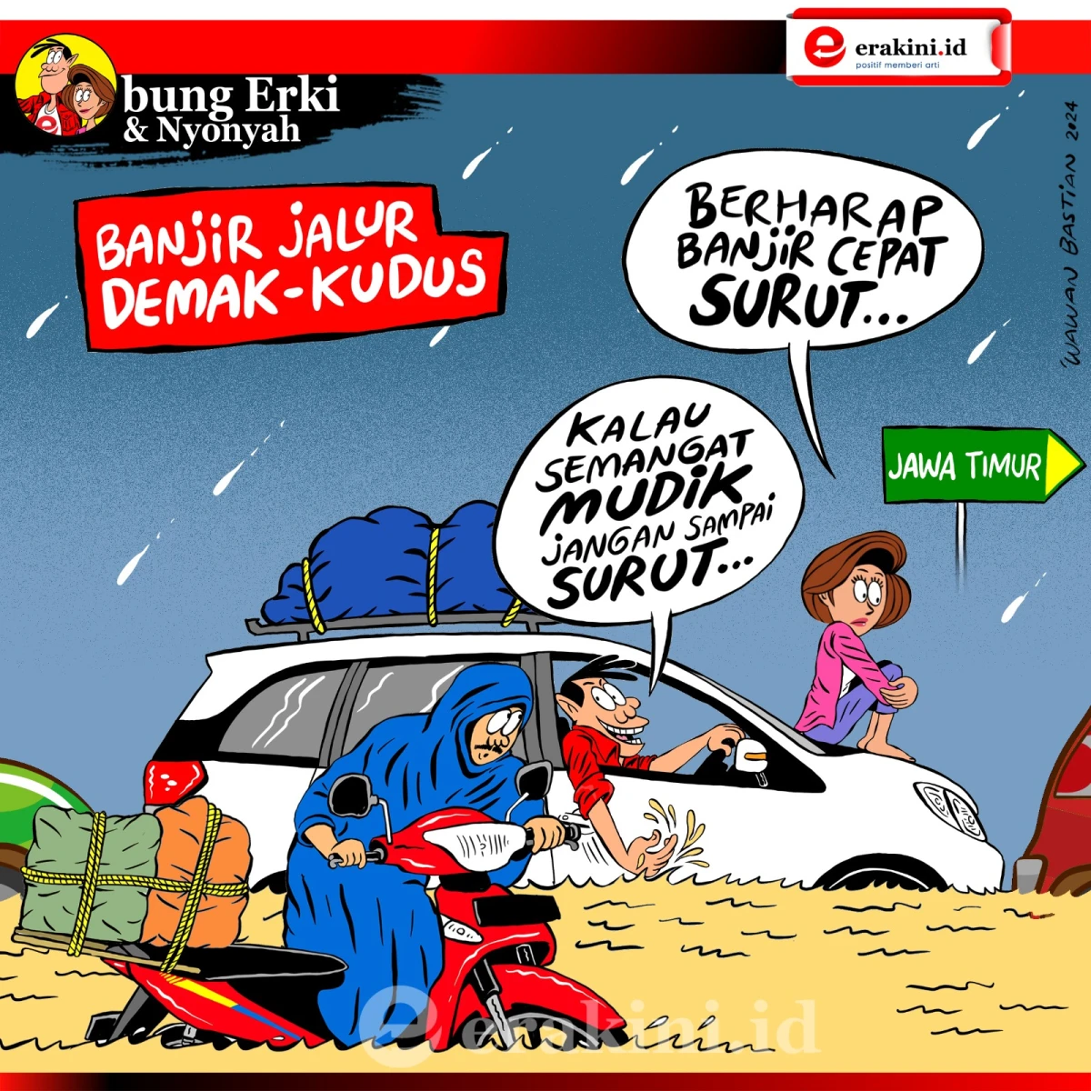 Bung Erki - Banjir jalur Demak - Kudus