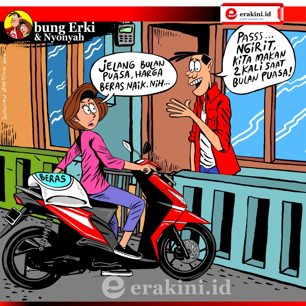 Bung Erki - Harga beras mahal jelang bulan puasa