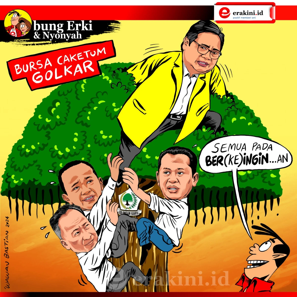 Bung Erki - Bursa caketum Golkar