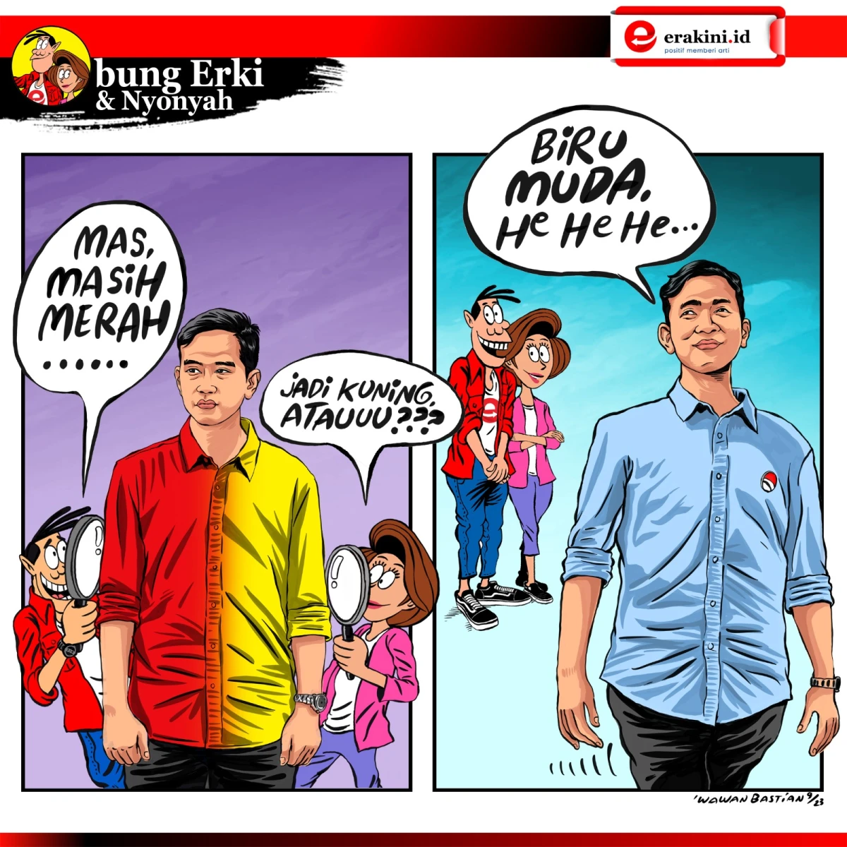 Bung Erki - Gibran Masih Merah atau Kuning?