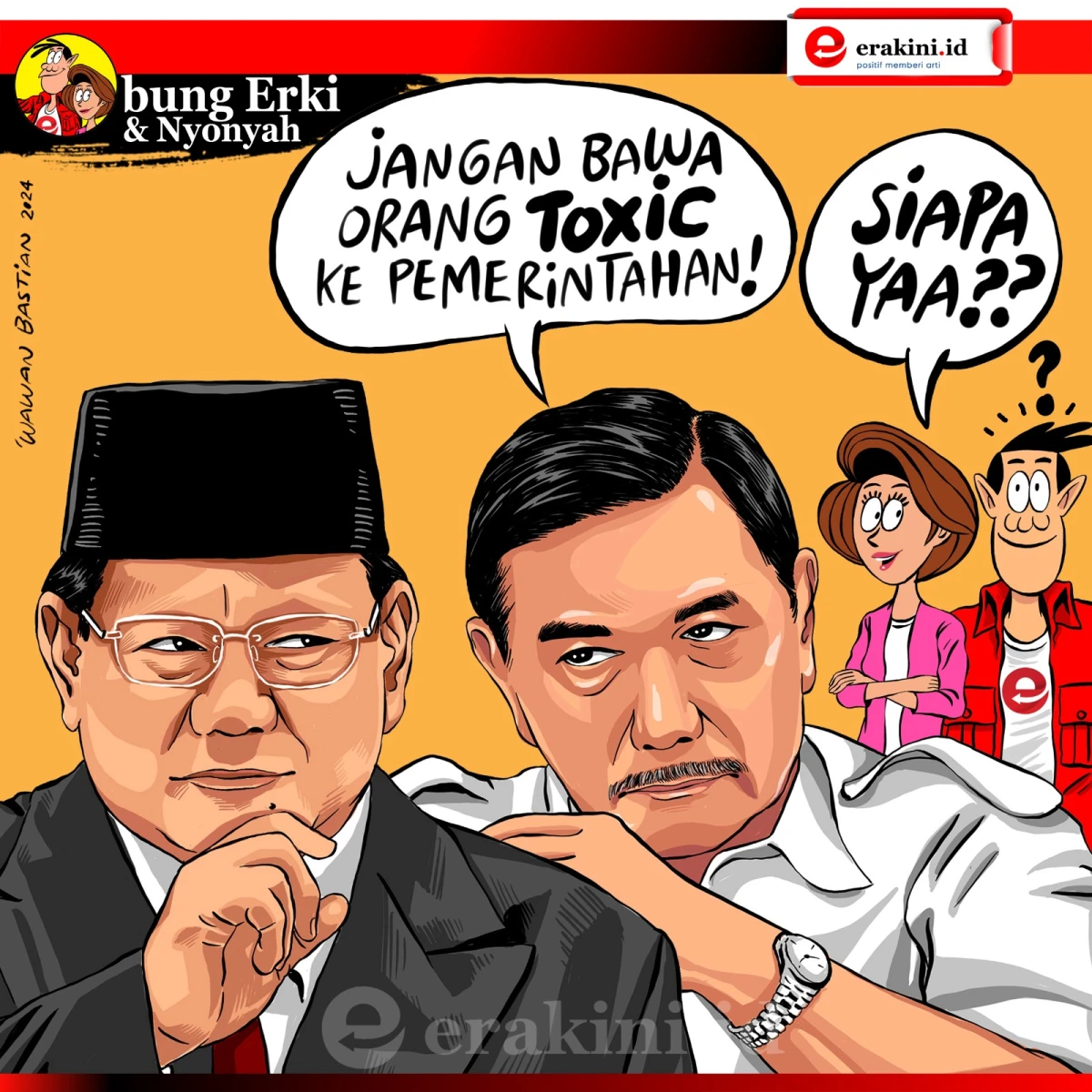Bung Erki - Jangan bawa orang toxic ke pemerintahan