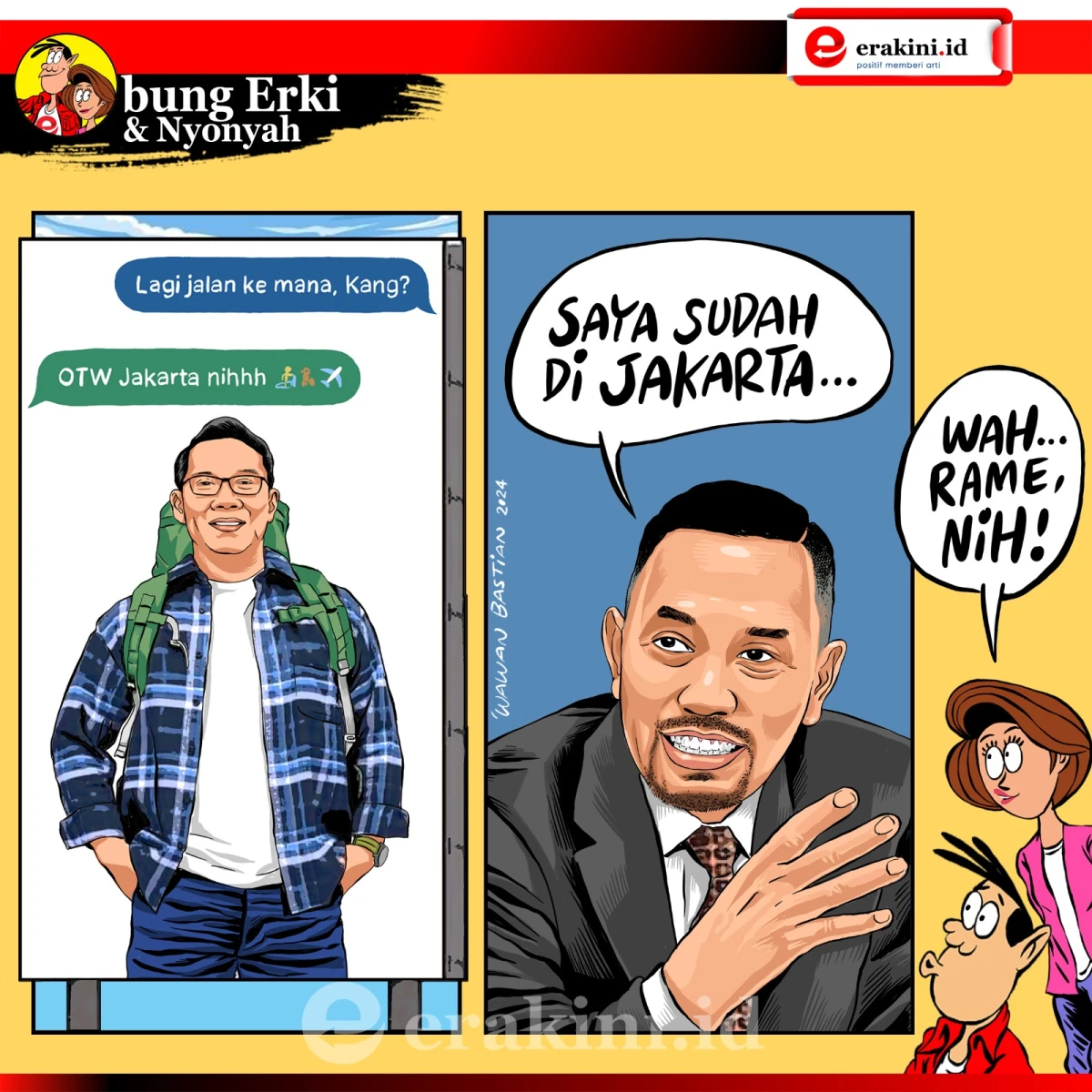 Bung Erki - Kang Emil OTW Jakarta