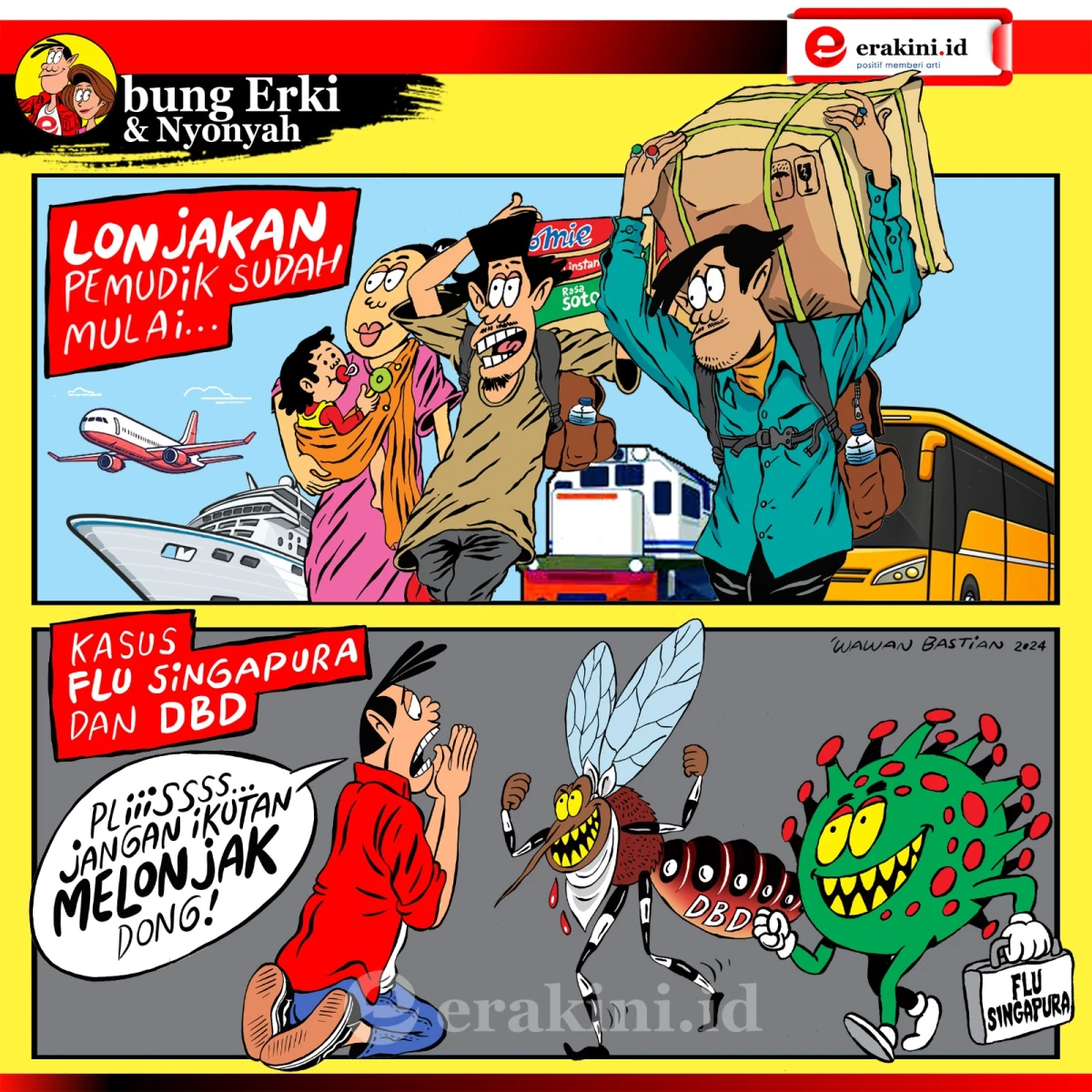 Bung Erki - Lonjakan pemudik sudah mulai