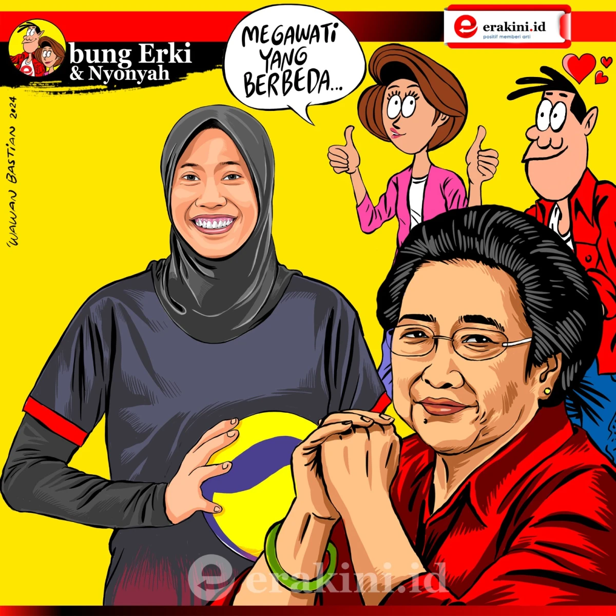 Bung Erki - Megawati yang berbeda