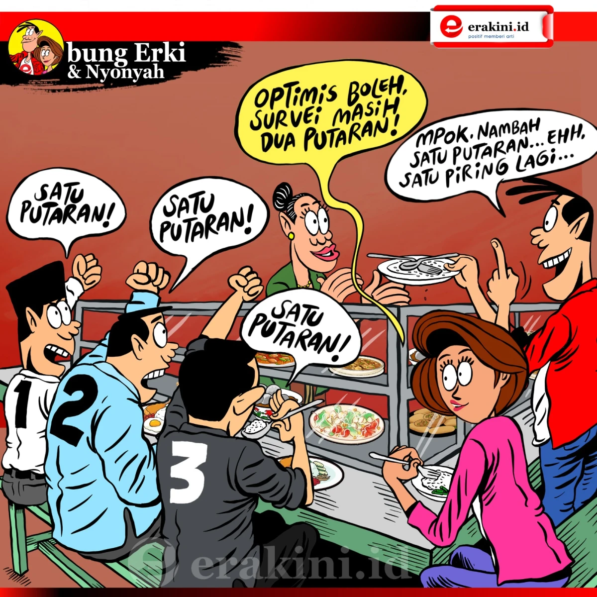 Bung Erki - Optimis satu putaran