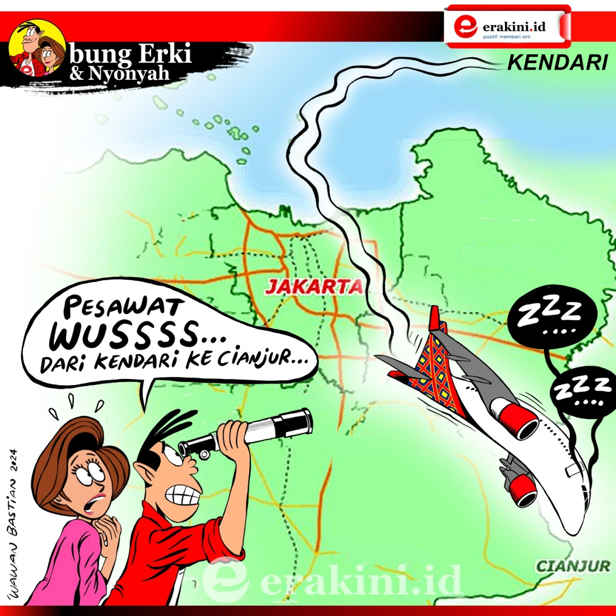 Bung Erki - Pilot dan Copilot tidur, pesawat dari Kendari nyasar ke Cianjur.