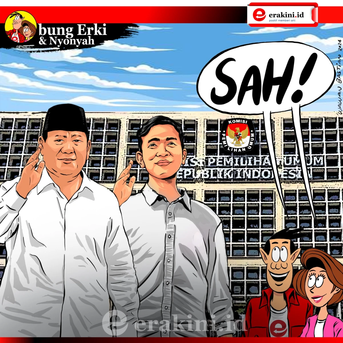 Bung Erki - Prabowo Gibran sah menjadi presiden dan wakil presiden