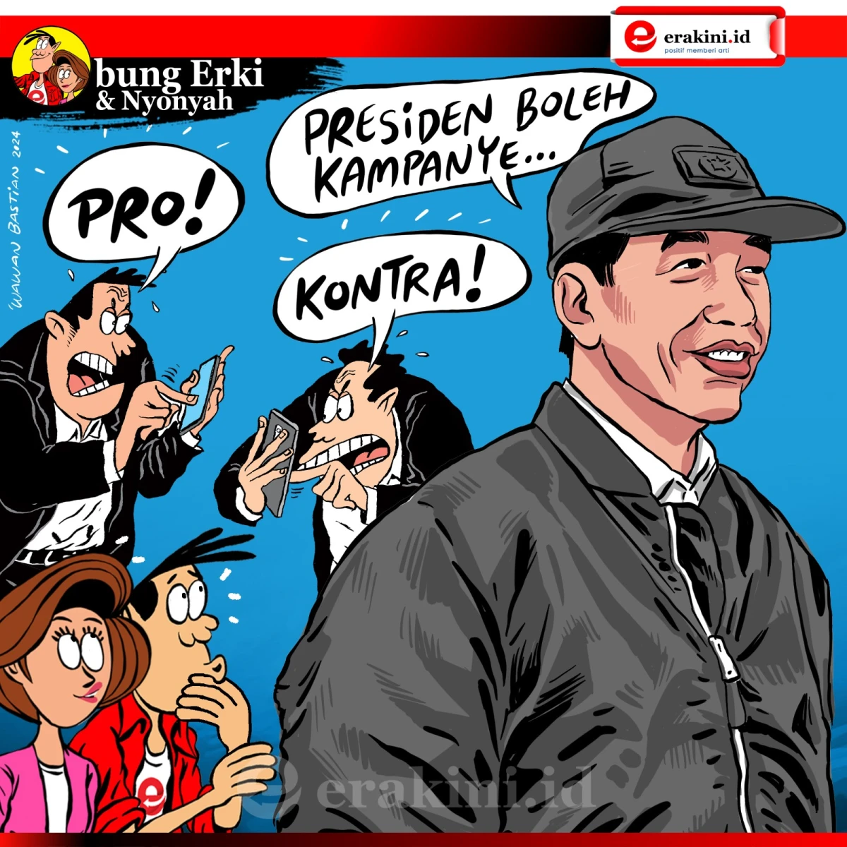 Bung Erki - pro kontra presiden boleh ikut kampanye