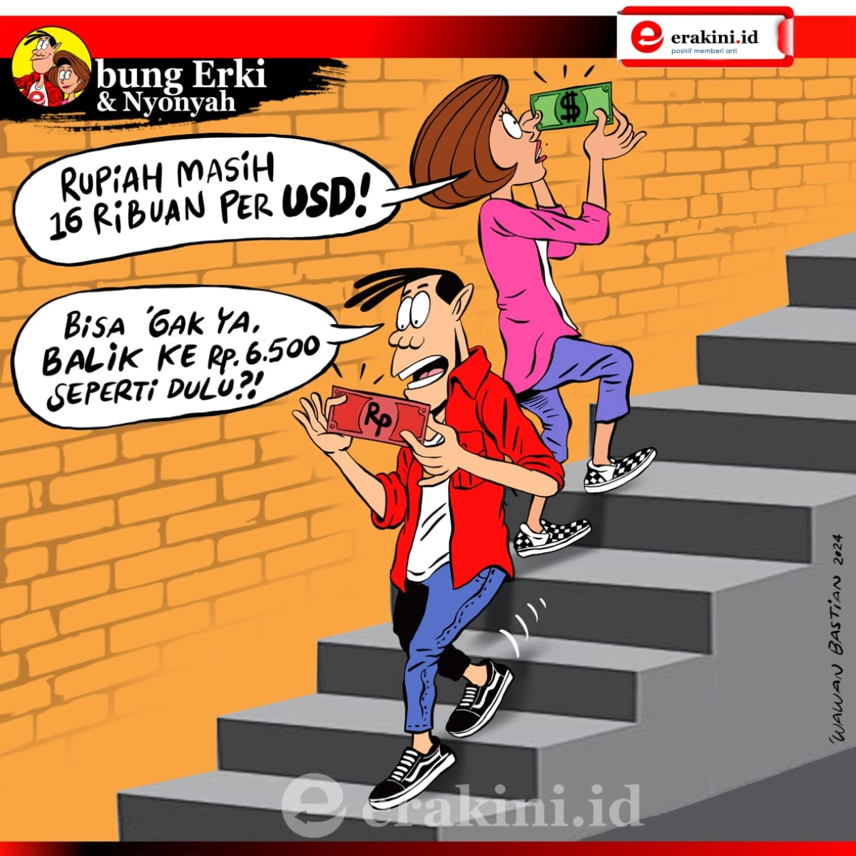 Bung Erki - Rupiah masih melemah