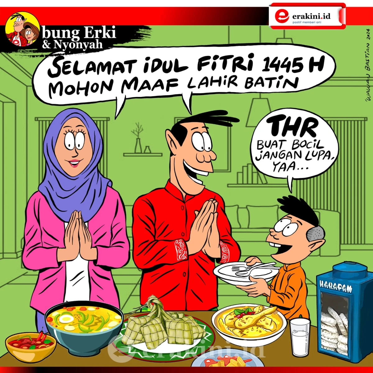 Bung Erki - Selamat idul fitri 1445 H