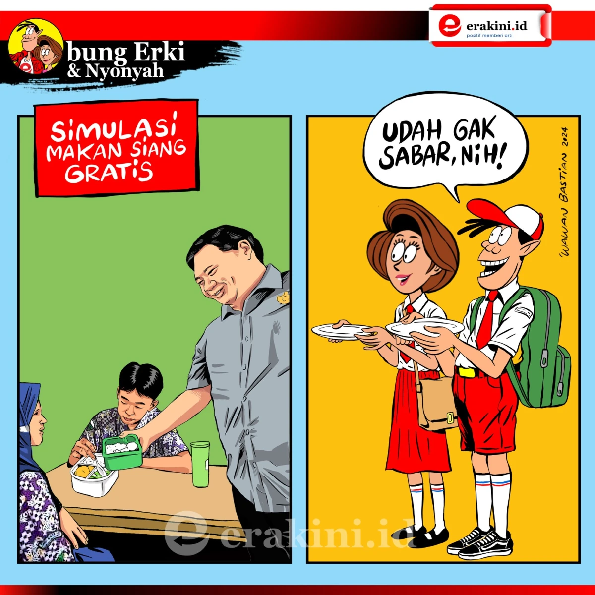 Bung Erki - Simulasi makan siang gratis