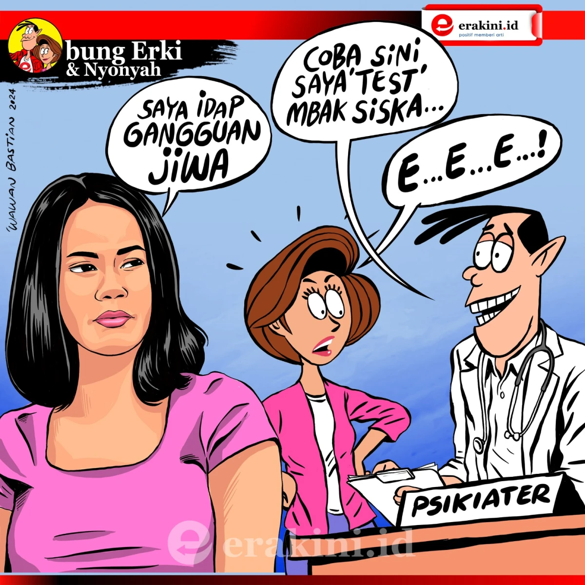 Bung Erki - Siskaee mengaku punya gangguan jiwa