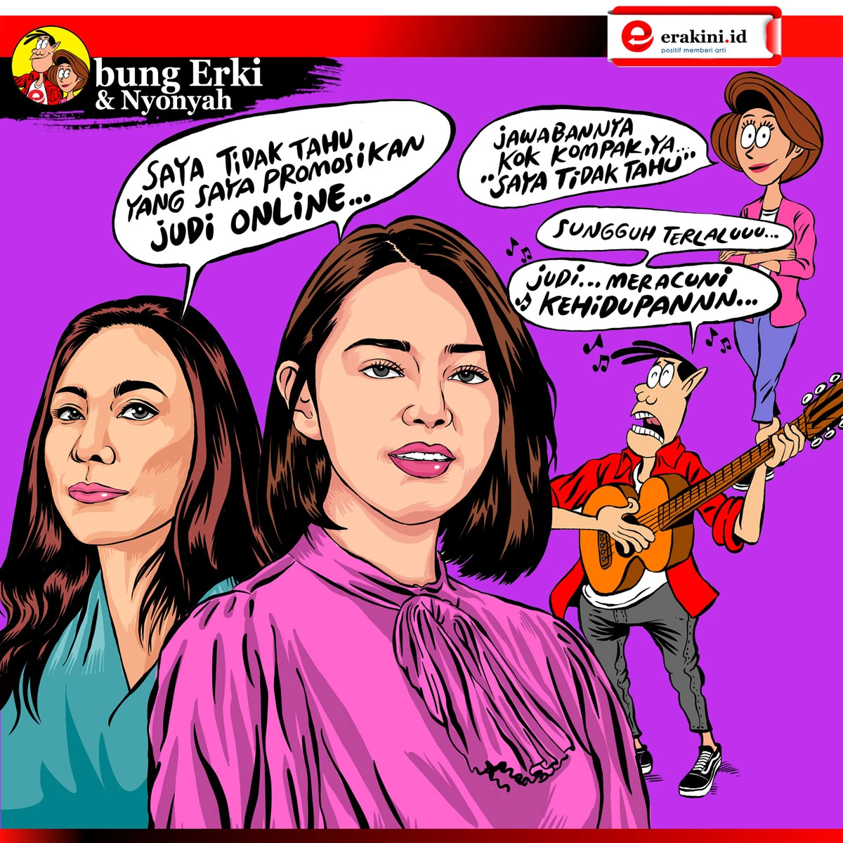 Bung Erki - Tidak Tahu Kalau Judi Online