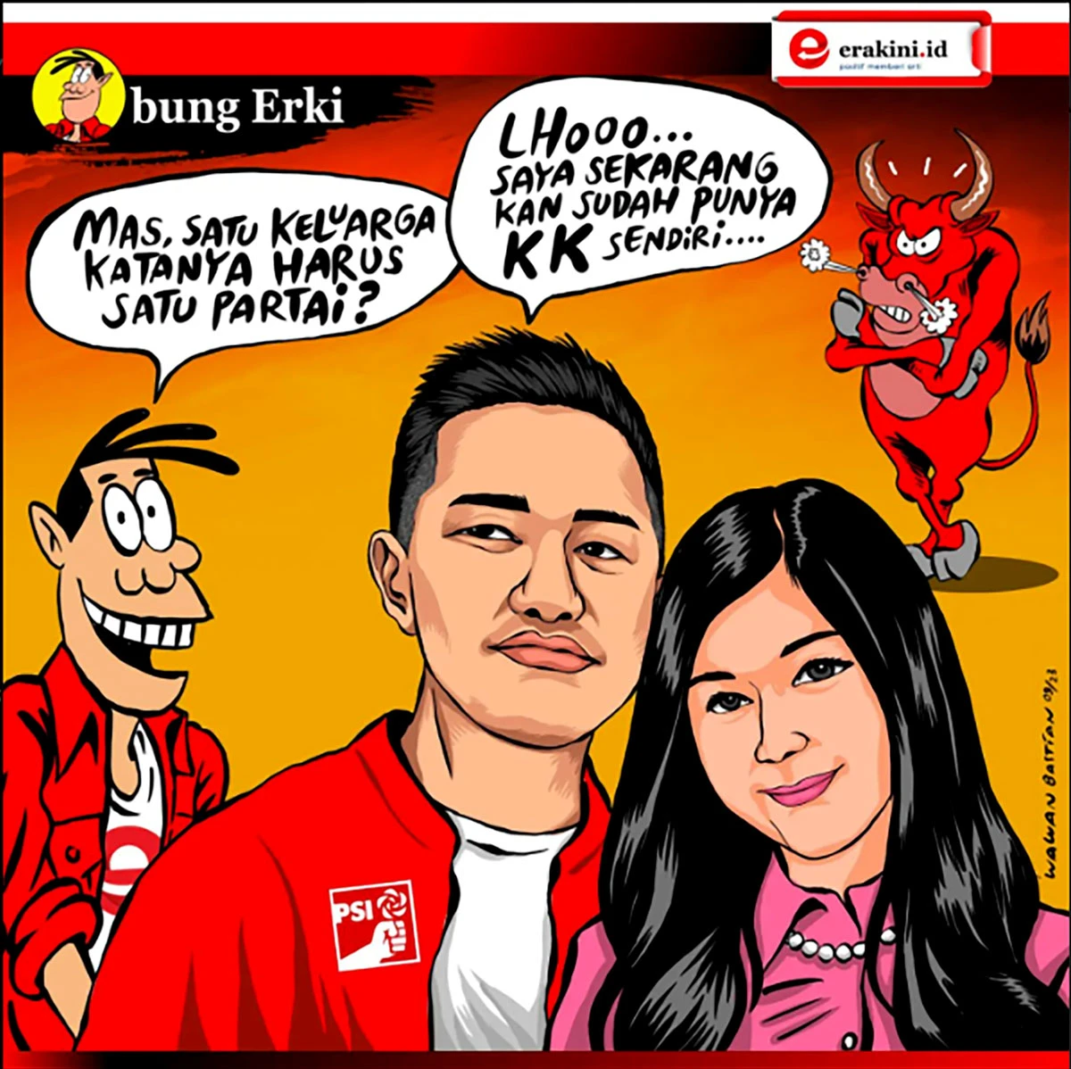 Bung Erki - Kaesang Gabung PSI