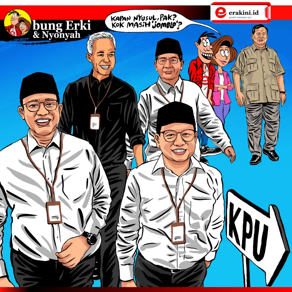 Bung Erki - Dresscode Pasangan Capres Cawapres