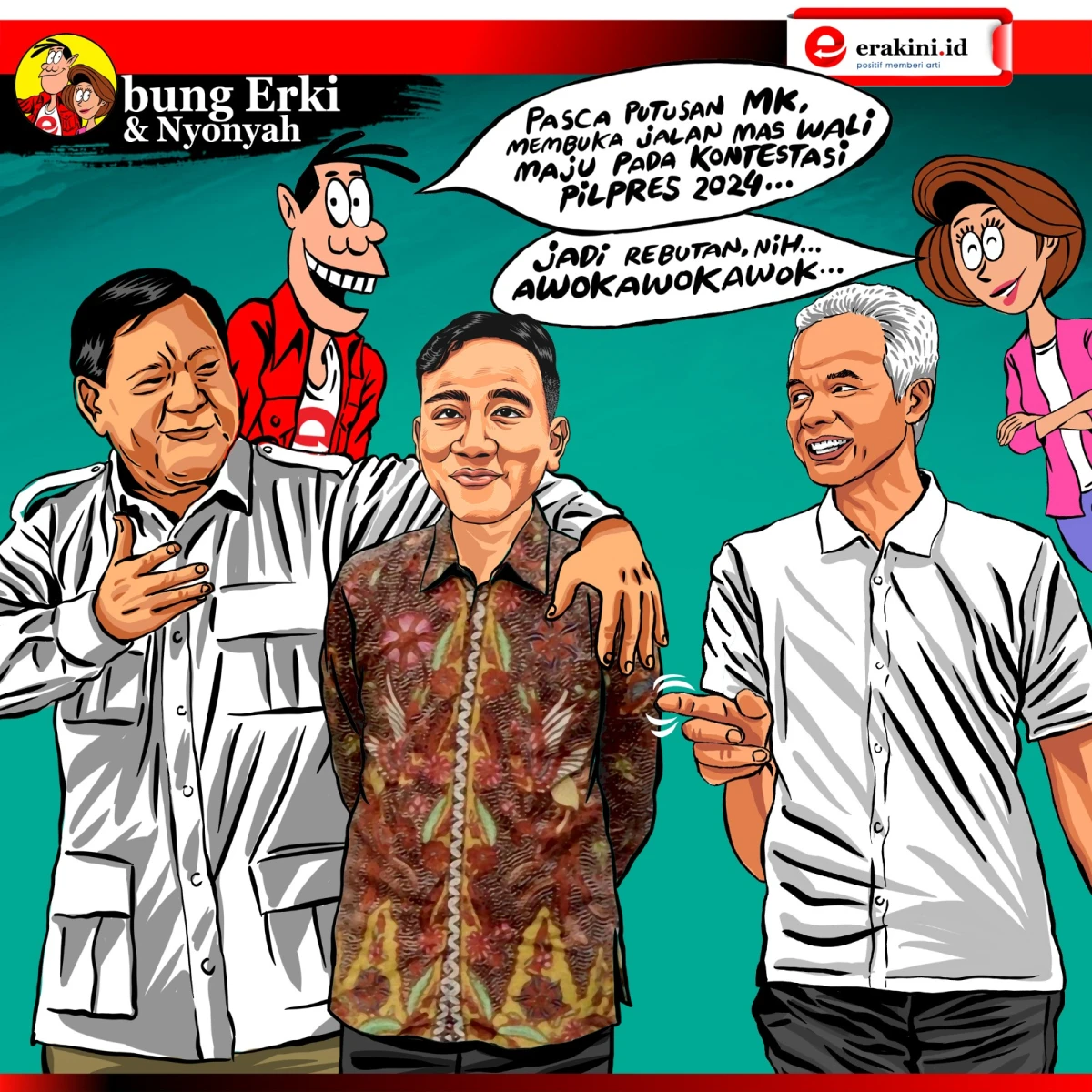 Bung Erki - Gibran Jadi Rebutan