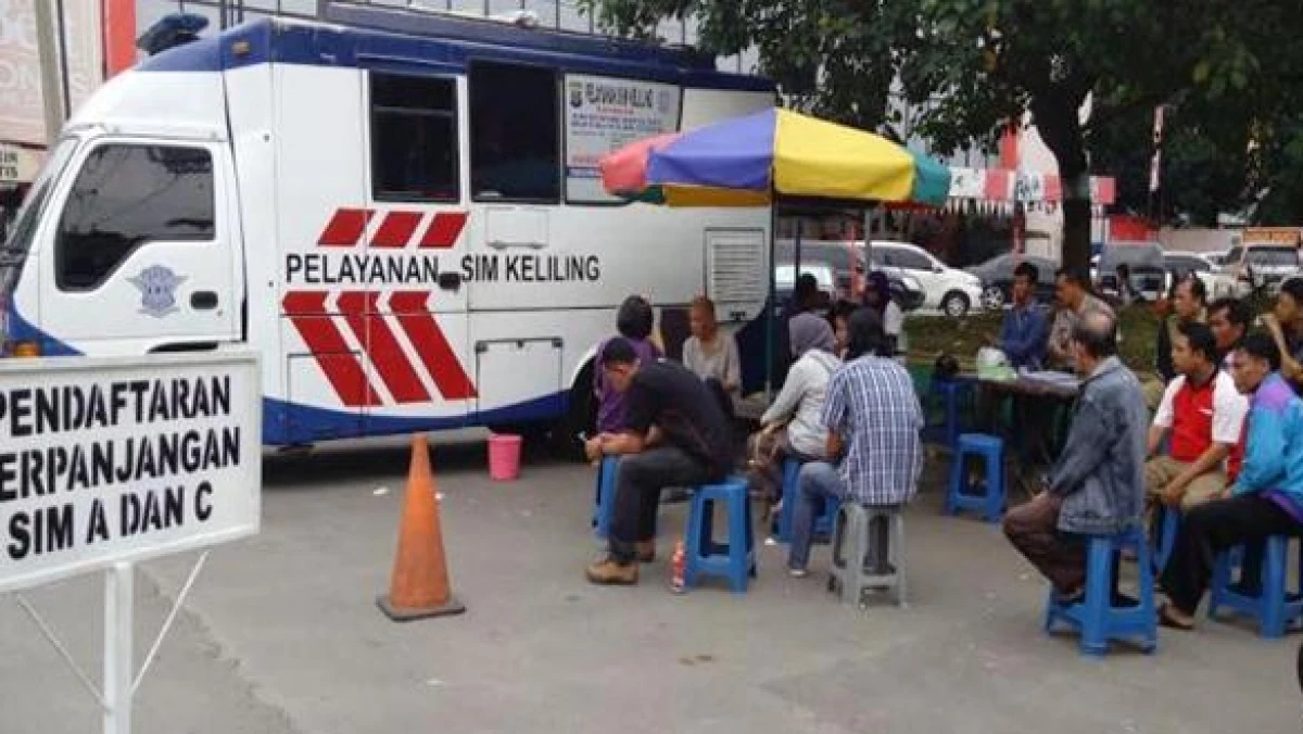 Jadwal dan Lokasi SIM Keliling Jakarta Hari Ini, Mudah Tanpa Harus ke Kantor Polisi