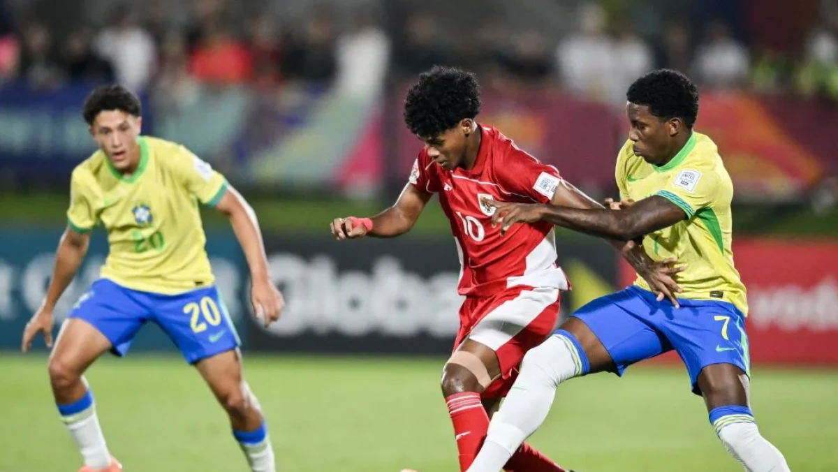 Timnas U-17 Indonesia Takluk 0-4 dari Brasil di Piala Dunia U-17 2025