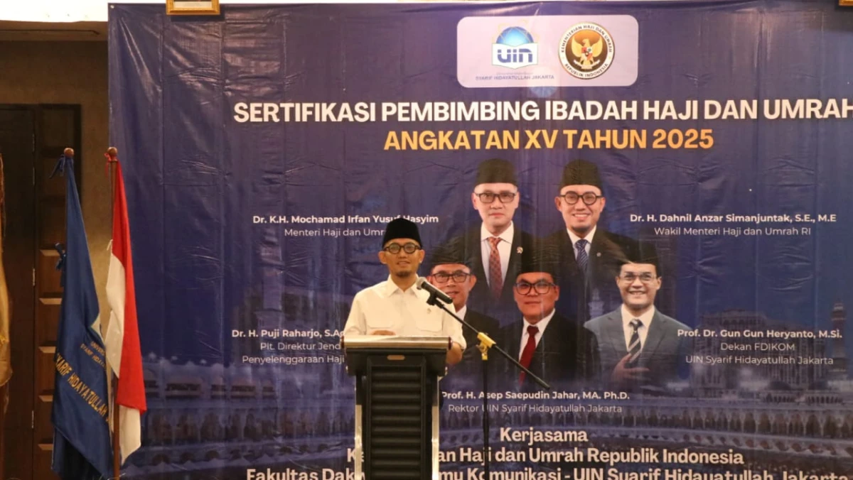 Kemenhaj dan UIN Jakarta Buka Program Sertifikasi Pembimbing Haji dan Umrah, 60 Persen Peserta Perempuan