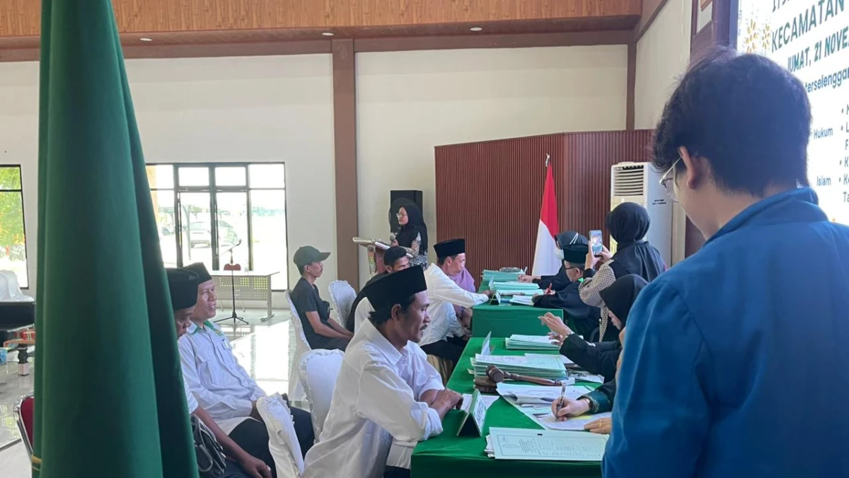 50 Pasangan Ikuti Itsbat Nikah Terpadu di Kecamatan Paku Haji
