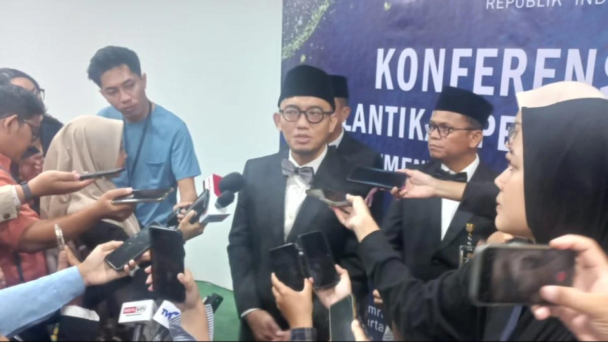 Wamenhaj Dahnil Lantik 34 Kepala Kanwil Kemenhaj, Tegaskan Integritas sebagai Prioritas