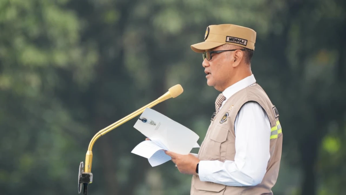 Menhaj Gus Irfan Resmi Tutup Diklat PPIH 2026, Minta Petugas Haji Jaga Wibawa Negara