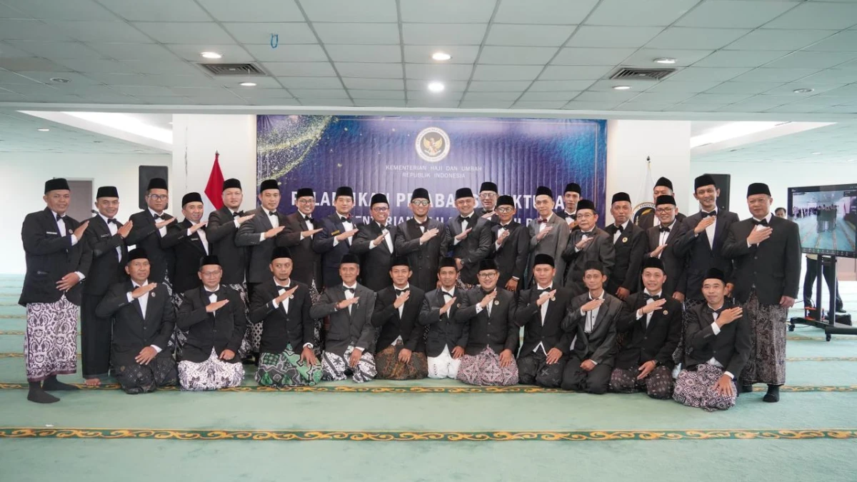 Wamenhaj Dahnil Lantik 162 Pejabat, Perkuat Layanan Jemaah Haji dan Umrah