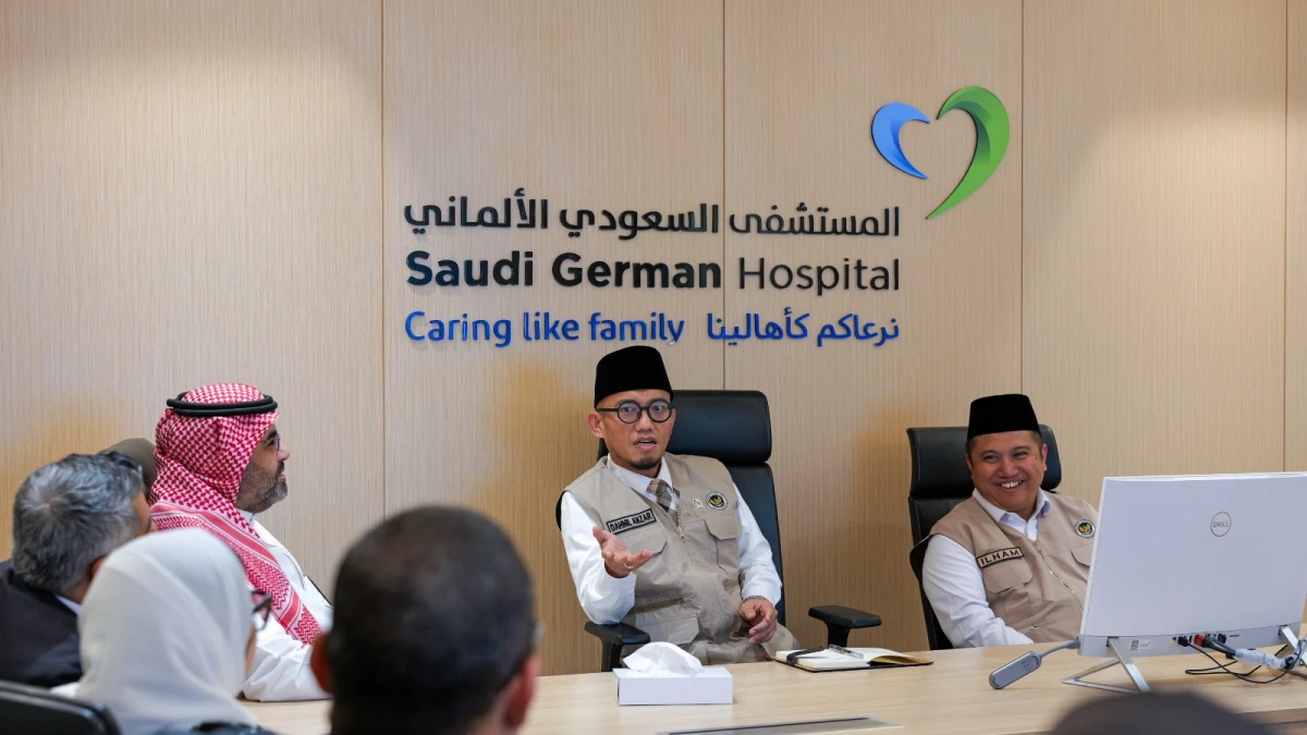 Dorong Transformasi Layanan, Wamenhaj Dahnil Anzar Simanjuntak Tinjau Kesiapan Kesehatan Haji di Makkah