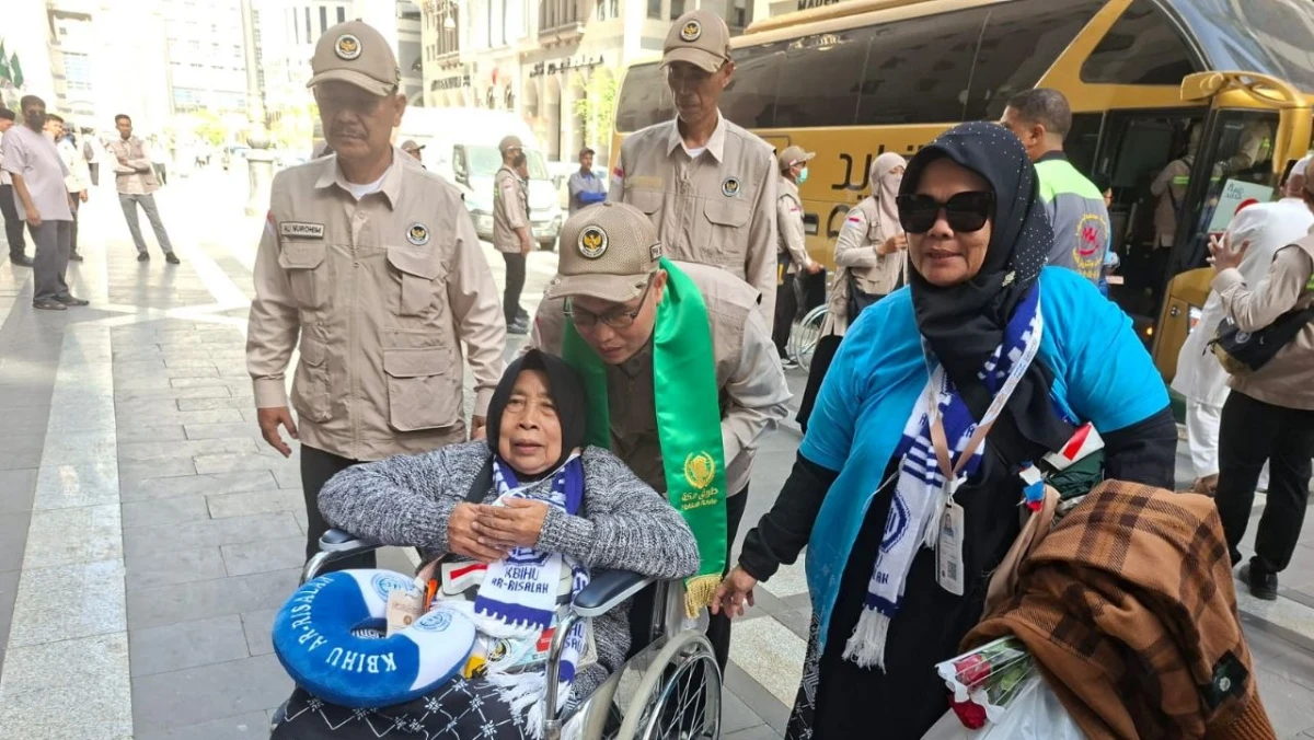 Alhamdulillah, Jemaah Haji Embarkasi Banten Tiba Selamat di Tanah Suci