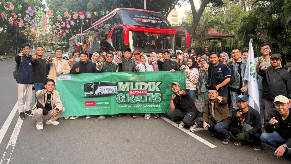 Mudik Gratis Dihelat Kalam Walisongo Jabodetabek, Bangun Ikatan dan Kebersamaan Alumni