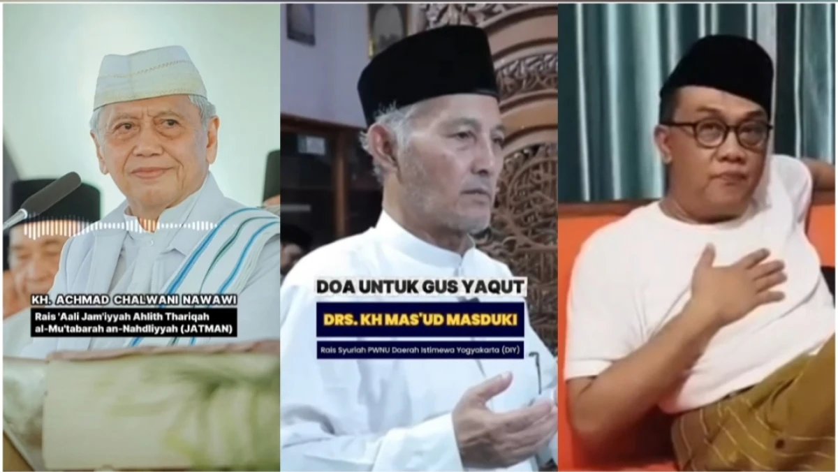 Kiai-Kiai Sepuh NU Jateng, Jatim dan Jogja Kompak Doakan Gus Yaqut Bebas dari Fitnah Kasus Haji