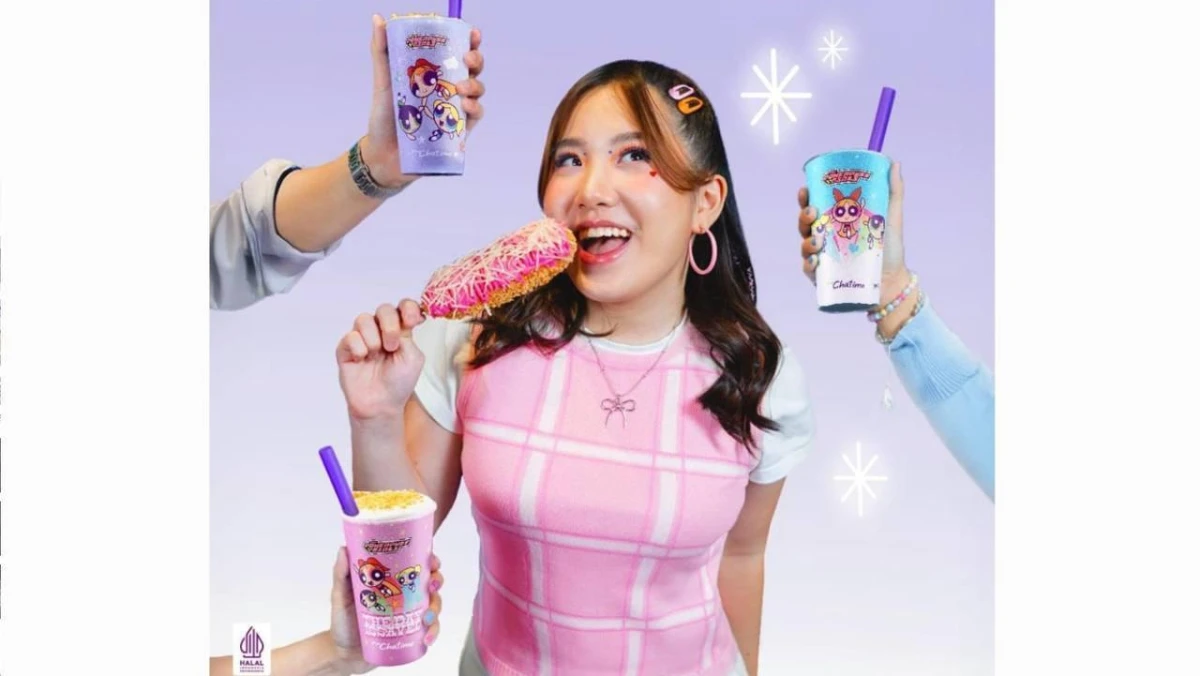 Kolaborasi Chatime dn Cupbop Hadirkan Menu Terinspirasi The Powerpuff Girls