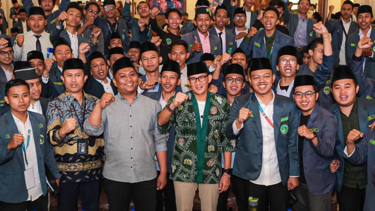Sandi Ajak IPNU Berpartisipasi Bangkitkan Ekonomi dan Buka Lapangan Kerja