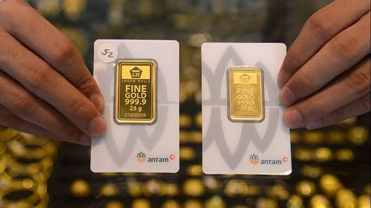 Harga Emas Antam Anjlok Rp50.000 per Gram, Buyback Turut Melemah