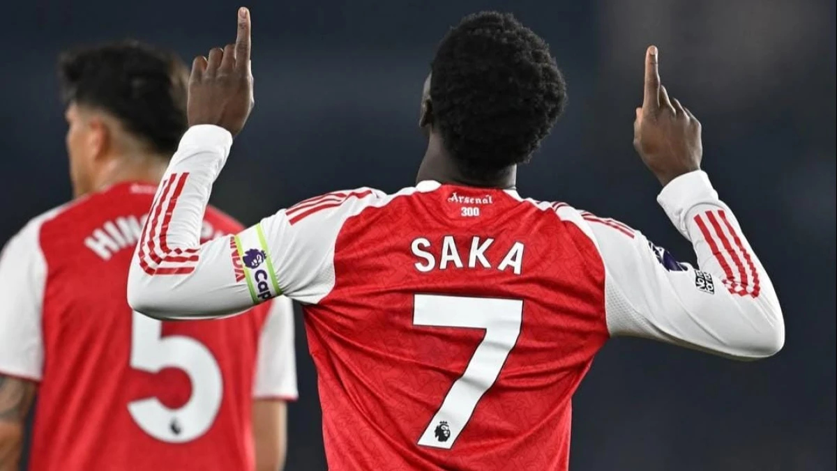 Liga Inggris: Arsenal Tundukkan Brighton 1-0 Berkat Gol Cepat Bukayo Saka, The Gunners Makin Kokoh di Puncak