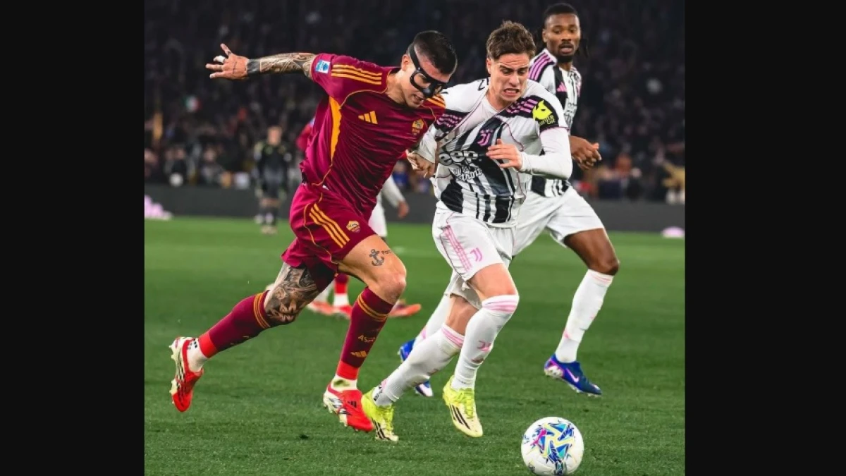 Drama 6 Gol, AS Roma vs Juventus Berakhir Tanpa Pemenang pada Pekan Ke-27 Serie A di Olimpico