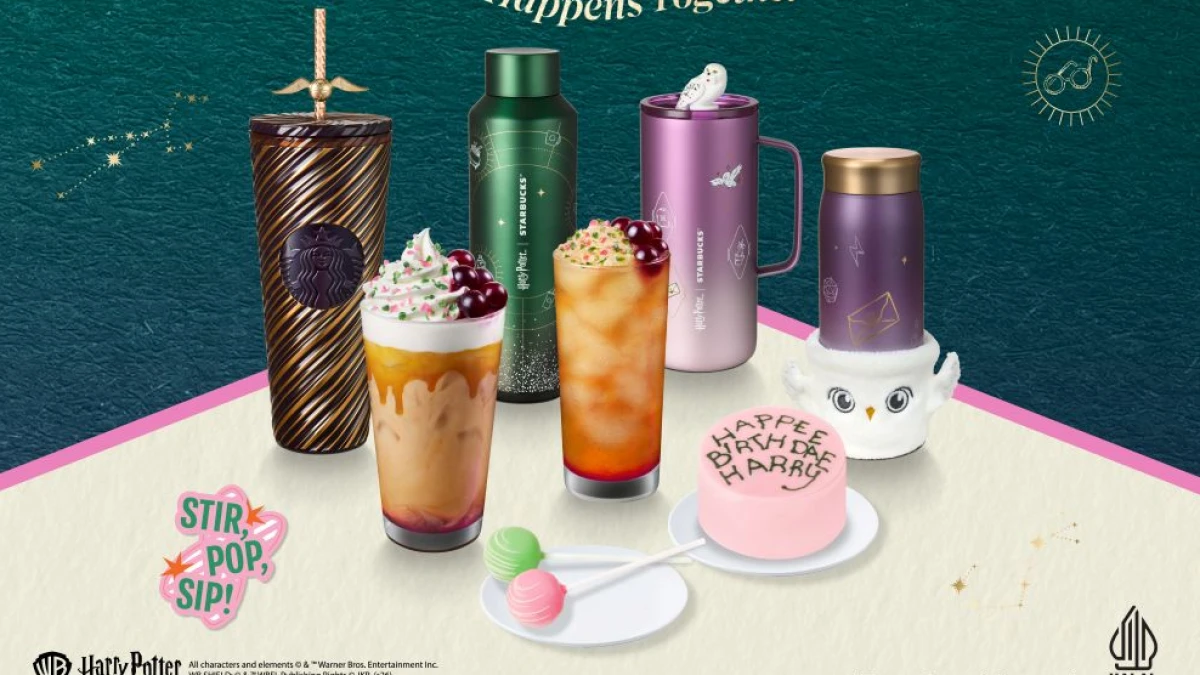 Starbucks Gandeng Warner Bros Rilis Thumbler dan Minuman Bertema Harry Potter