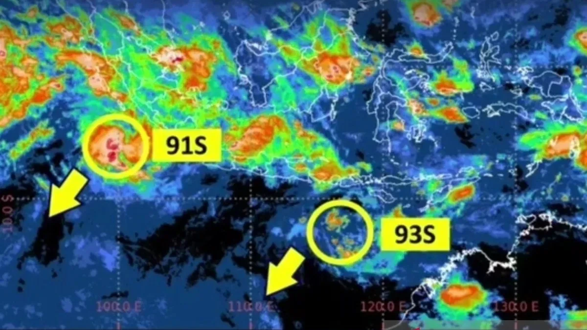 Bibit Siklon Tropis 93S Muncul, Cuaca Ekstrem Intai Bali Periode 11–18 Desember 2025