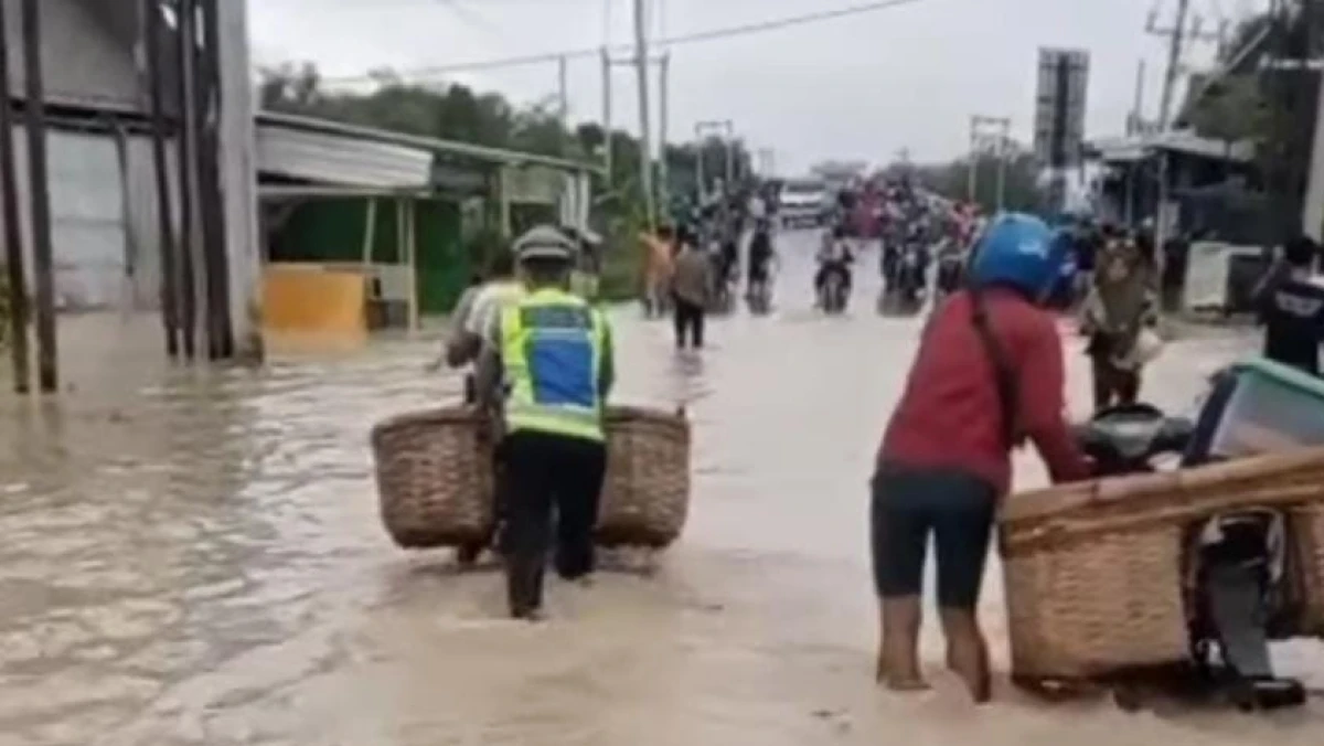Banjir Kepung Purwodadi, Ini Titik Ruas Jalan Utama yang Terdampak!
