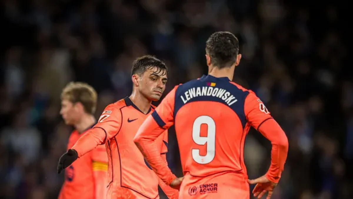 Barcelona Keok 1-2 di Kandang Real Sociedad: 4 Gol Dianulir, 5 Kali Hantam Tiang