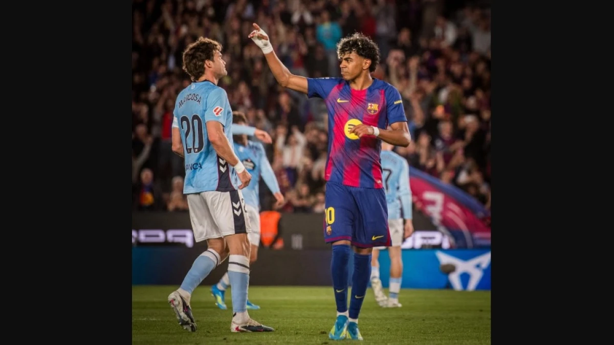 Aksi Sensasional Lamine Yamal Bawa Barcelona Bungkam Celta Vigo, Makin Kokoh di Puncak