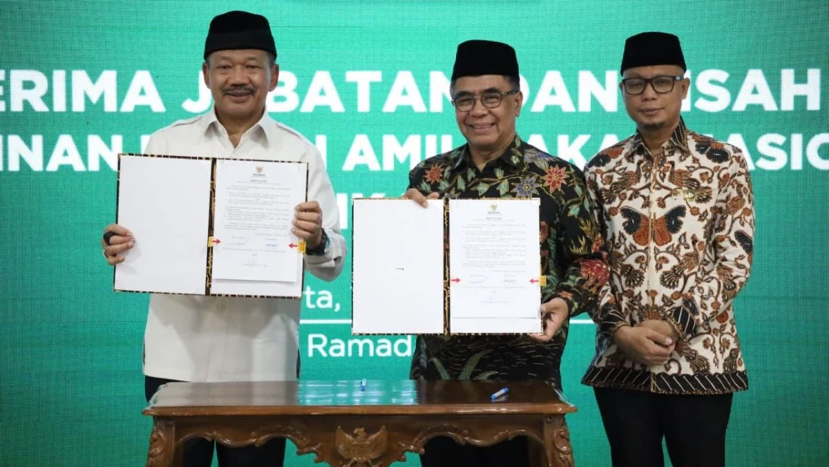 Sodik Mudjahid Resmi Pimpin BAZNAS RI Gantikan Prof Noor Achmad, Siap Lanjutkan Estafet Kebaikan