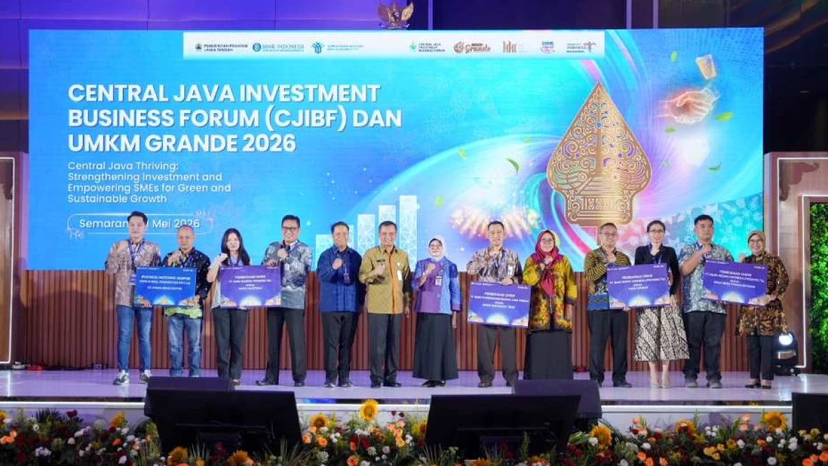 Gelaran CJIBF 2026 Dibuka: Investasi di Jateng Triwulan Pertama Capai Rp23,2 Triliun
