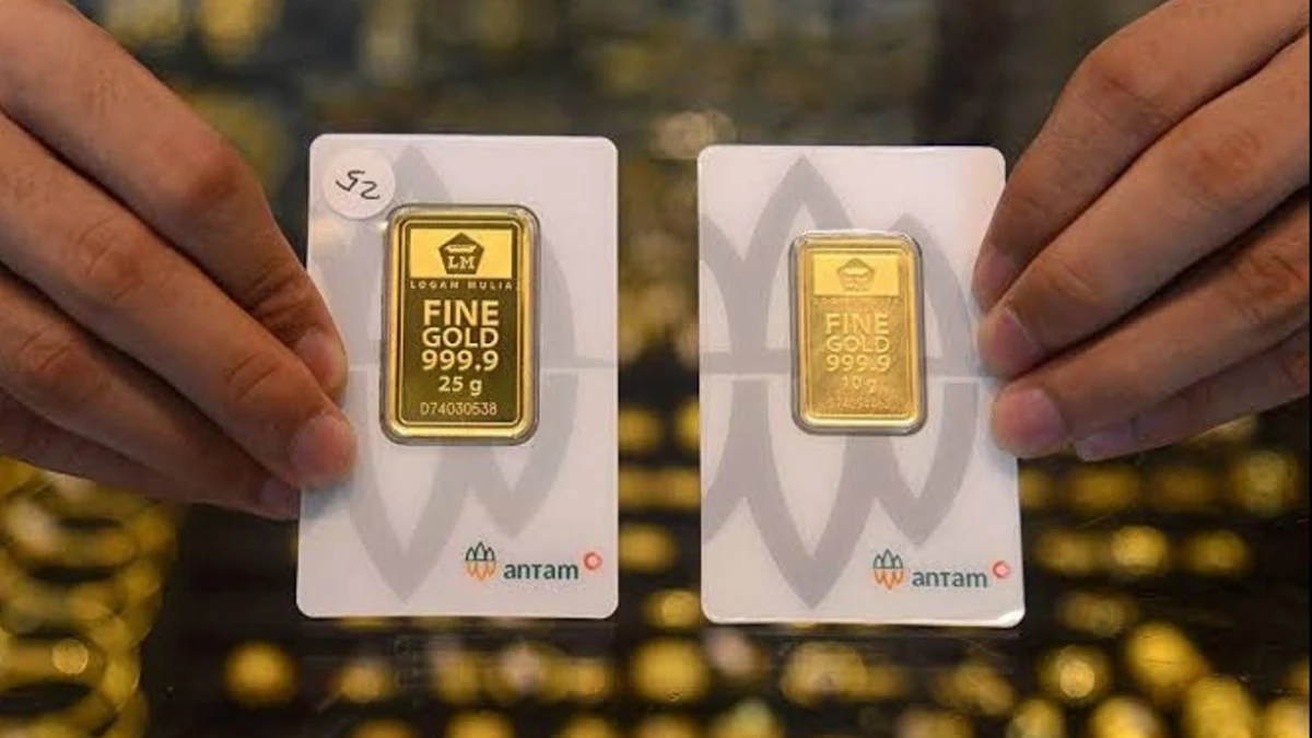 H-7 Lebaran: Harga Emas Antam di Pegadaian Anjlok, Rp2.873.000 Per Gram