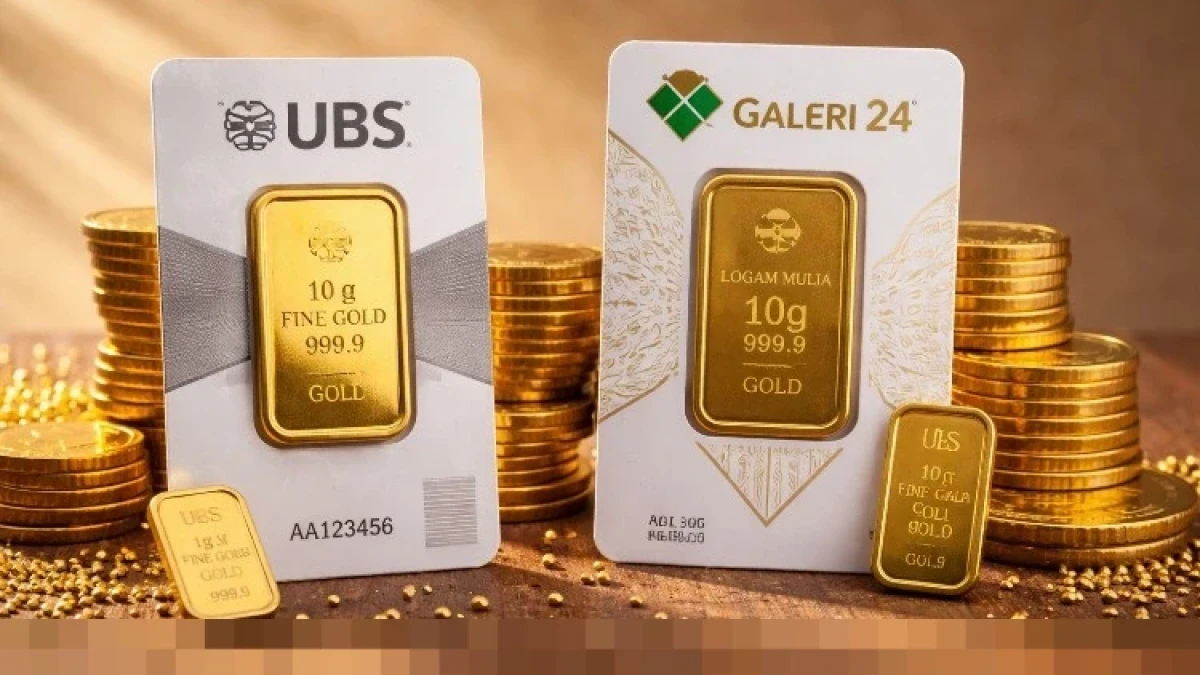 Harga Emas di Pegadaian Meroket Mendekati Rp2,8 Juta per Gram