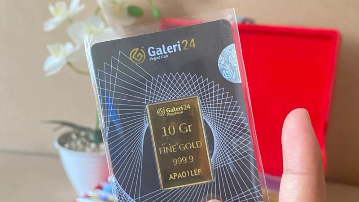 H+3 Lebaran, Harga Emas Anjlok hingga Rp2.852.000 Per Gram