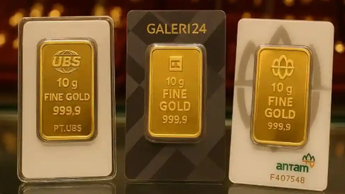 Harga Emas Tergelincir, Antam Anjlok Rp16.000 per Gram